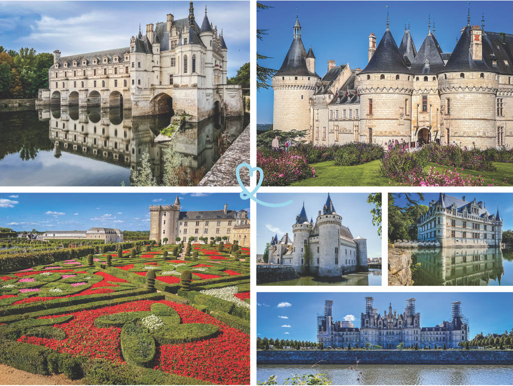 lista de castillos del Loira