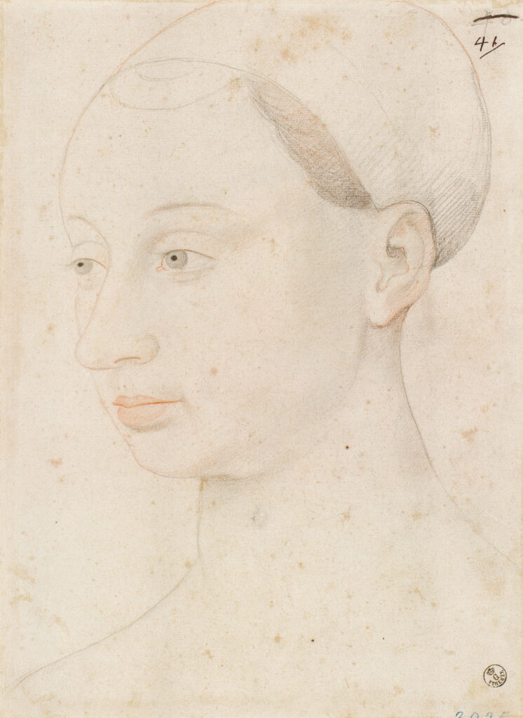 Retrato de Agnès Sorel, favorita de Carlos VII y madre de Carlota de Valois