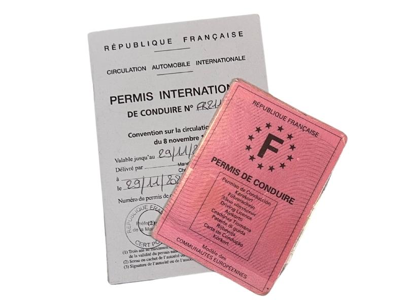 Car rental France Driving license