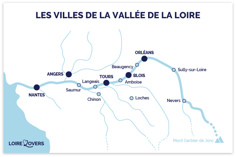 Cartes ville sur la Loire