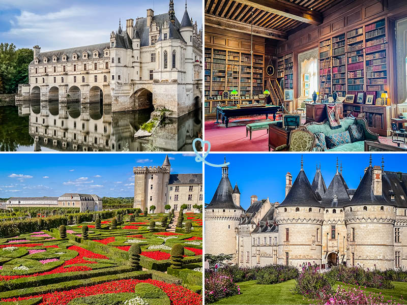 Photos of the most beautiful castles of the Loire Valley