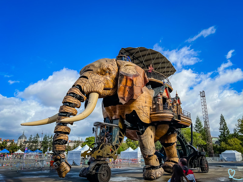 View of the elephant of Nantes