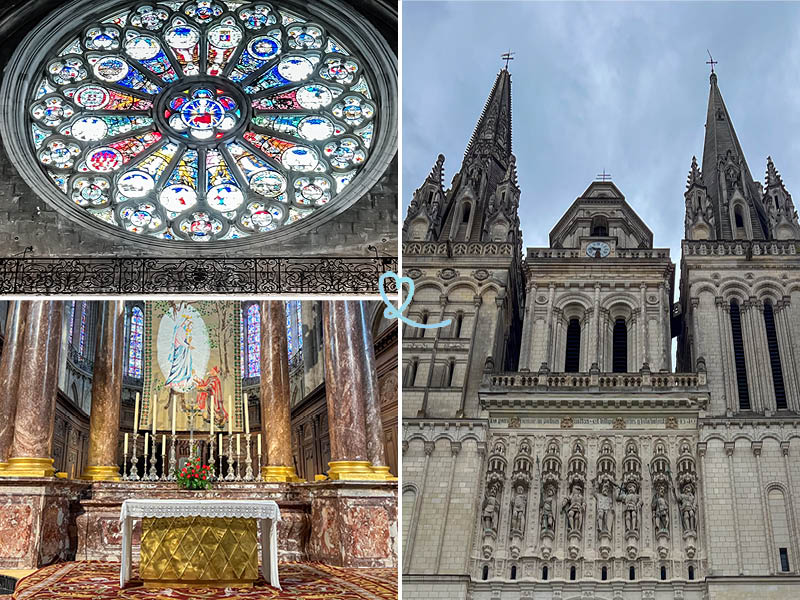 Besuchen Sie die Kathedrale Saint Maurice in Angers.