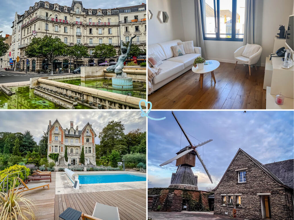 Discover our selection of the best hotels in Angers + our opinion on the different areas to stay in Angers (with photos).