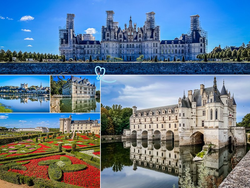 Itinerario del tour dei castelli della Loira di 5 giorni