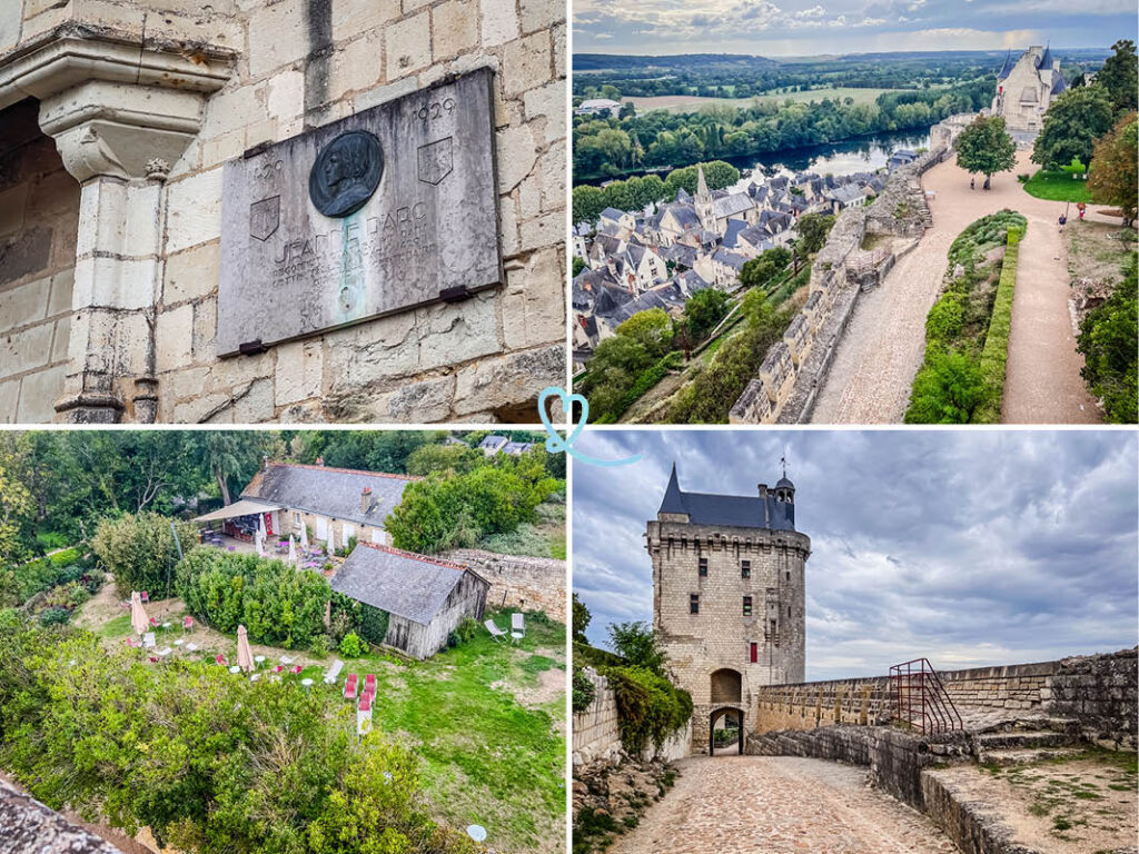 Unsere Tipps und Fotos für einen Besuch der königlichen Festung von Chinon in der Nähe von Tours: Anfahrt, Parkplätze, Sehenswürdigkeiten, Geschichte...