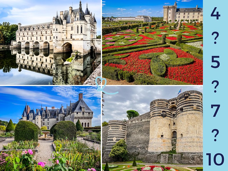 Wie viele Tage ab Loire-Schlössern Zeit