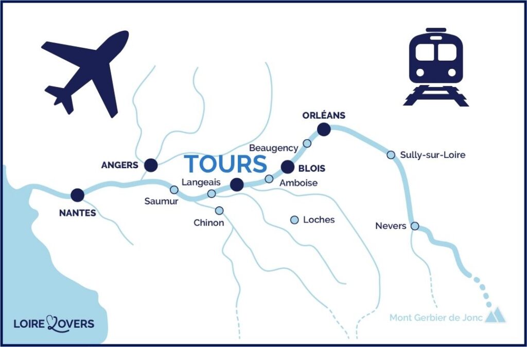 Cómo llegar a Tours
